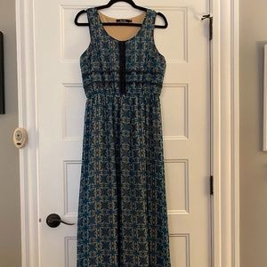 Doe and Rae Navy Maxi Dress